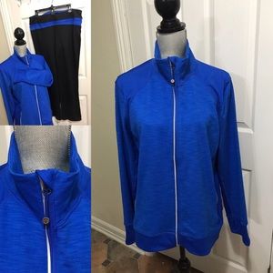 Blue Athletics jacket and pants XXL. NWOT